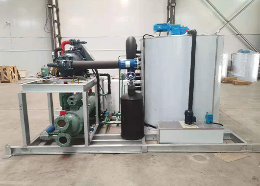 某食品机械公司20吨片冰机案例