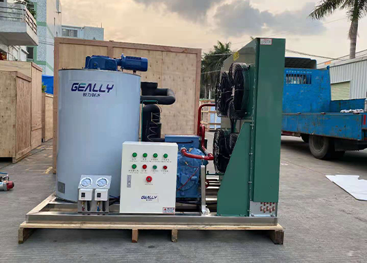 广西某化工厂3吨片冰机案例