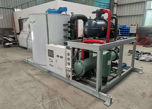 某食品机械公司20吨片冰机案例