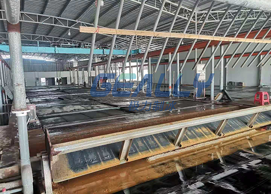 福建250吨盐水池块冰机案例