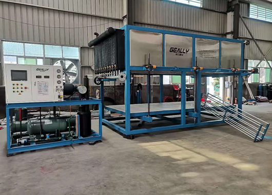 湖北10吨直冷块冰机案例