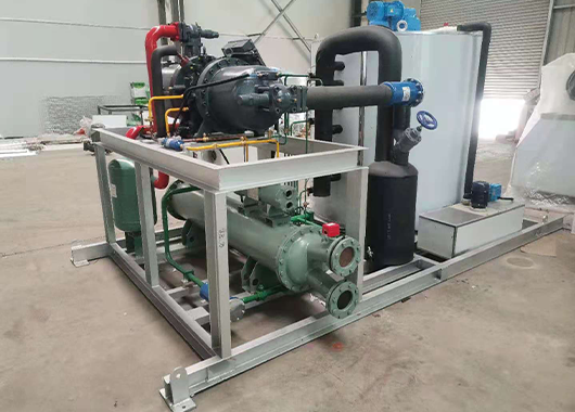 某食品机械公司20吨片冰机案例