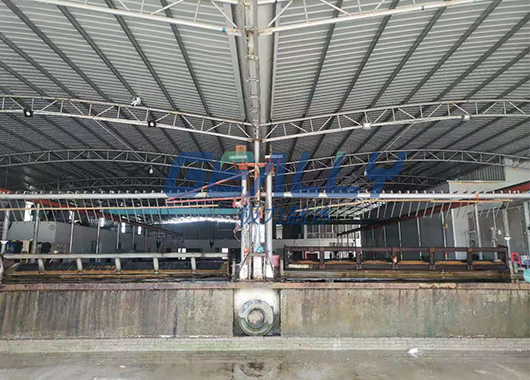 福建250吨盐水池块冰机案例