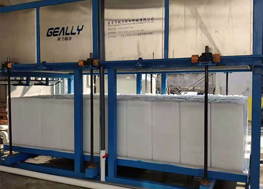 湖北10吨直冷块冰机案例