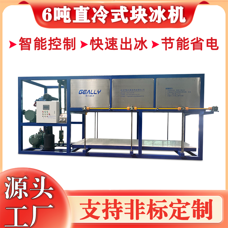 6吨直冷式块冰机
