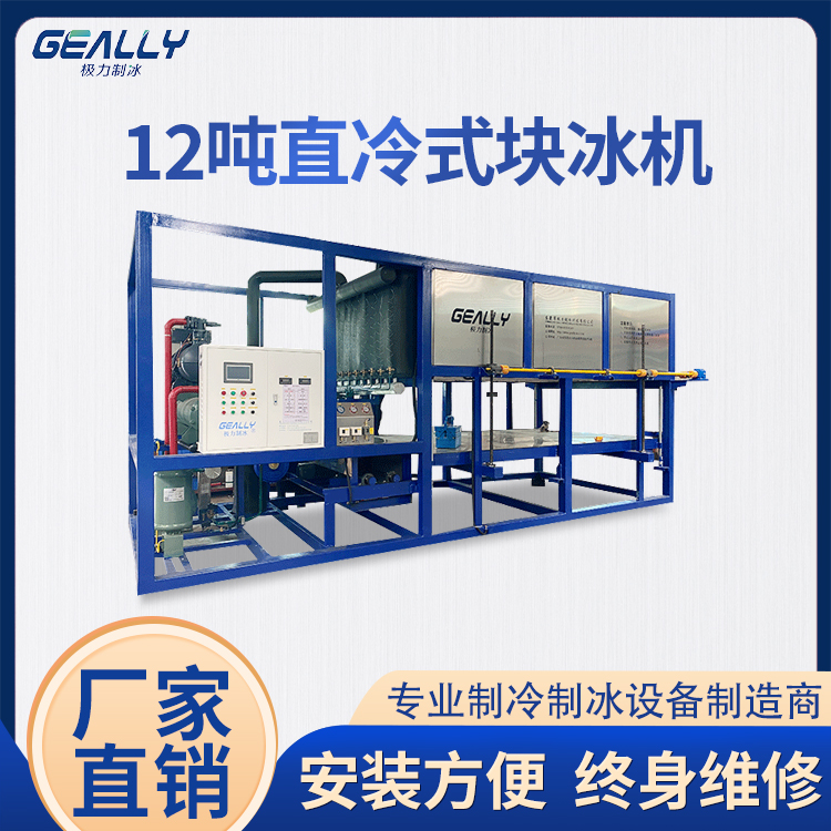 12吨直冷式块冰机